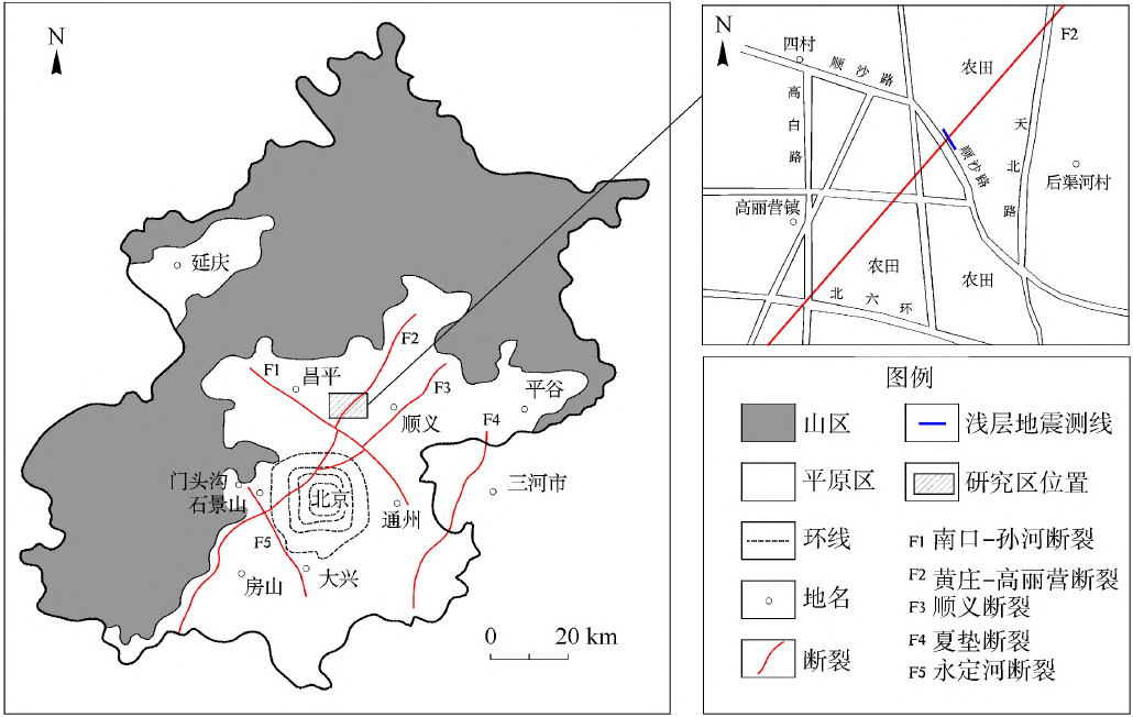 地表浅部地震勘探方法在城市隐伏活动断裂调查中的应用